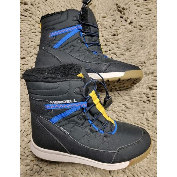 Merrell Snow Quest Waterproof Boot - Youth 2 NICE ❄️unisex - Picture 8 of 8